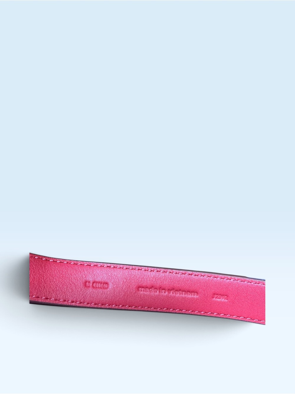 Coach Red Brown Leather Dog Collar - Picture 4 of 10